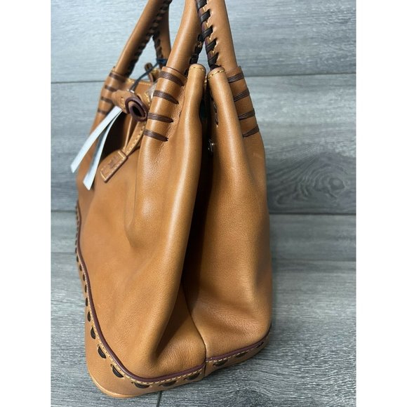 Dooney & Bourke Florentine Leather Double Handle Toggle Bag natural color - Picture 3 of 8